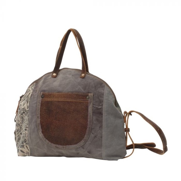 Myra Floral Print Shoulder Bag!Removable Strap! - Picture 5 of 6